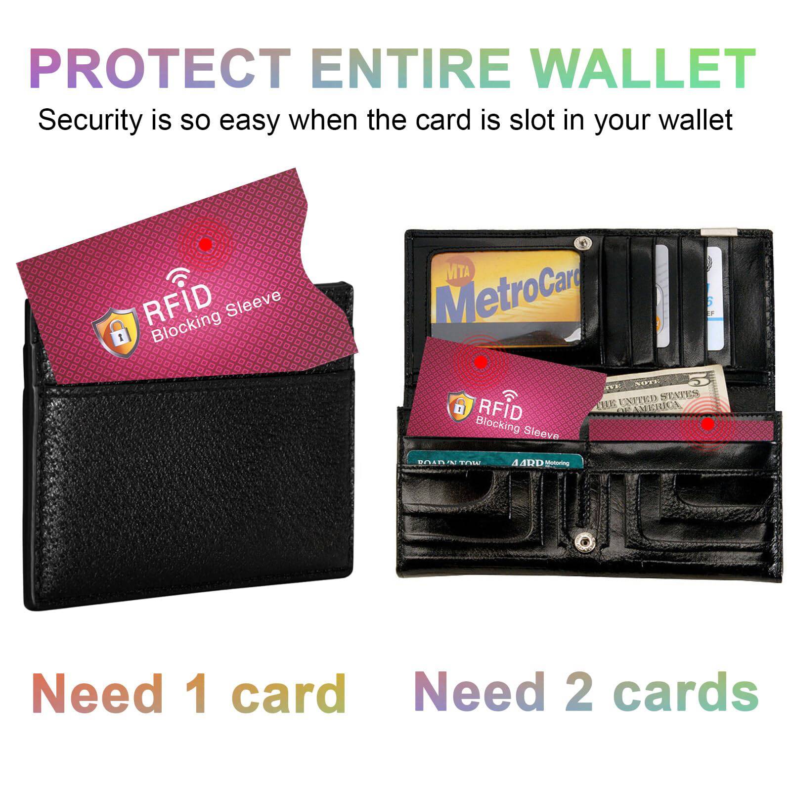 RFID Copper Foil Shielding Card Sleeve 8