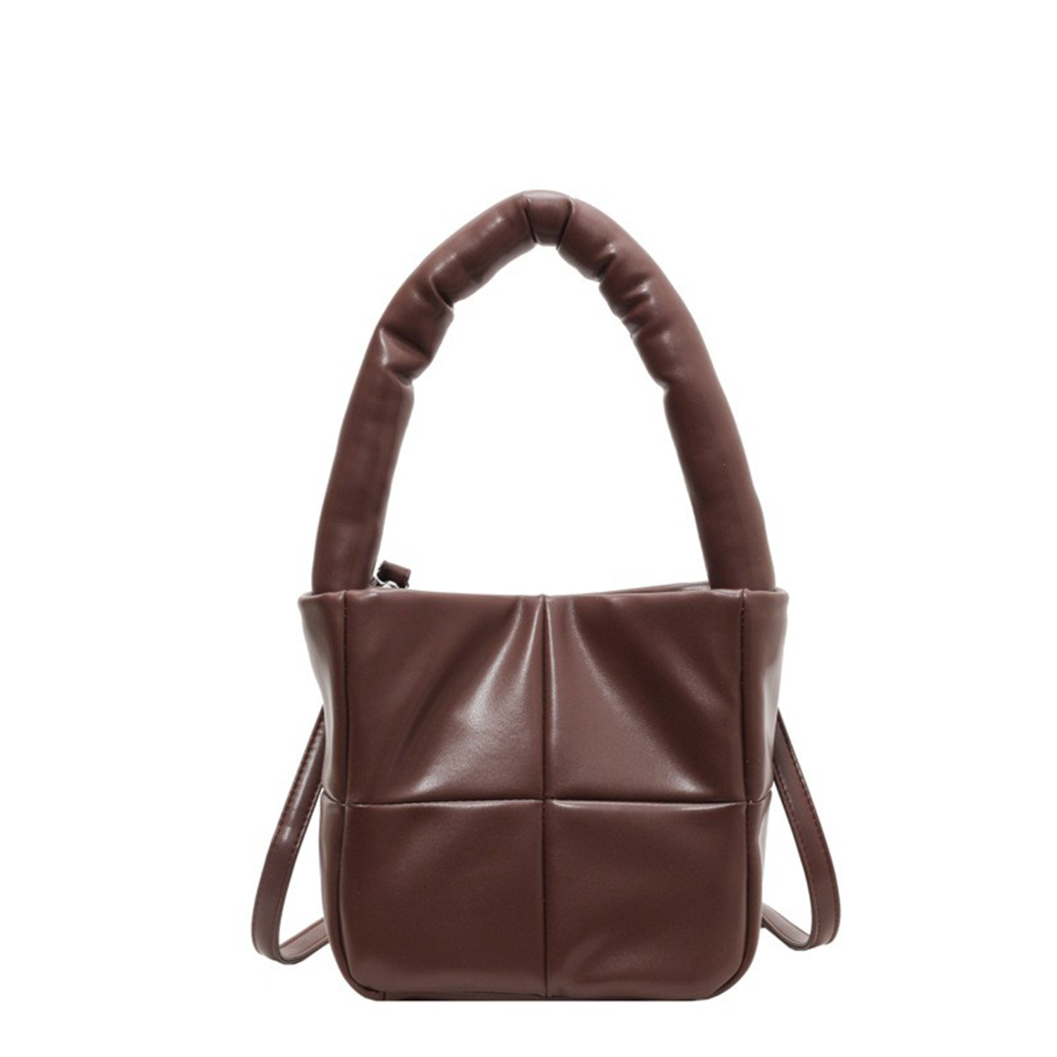Splice PU Leather Portable Crossbody Bag 4