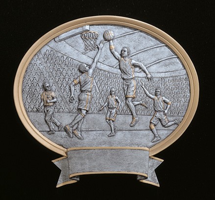 8" Basketball Male Legend Plate 2