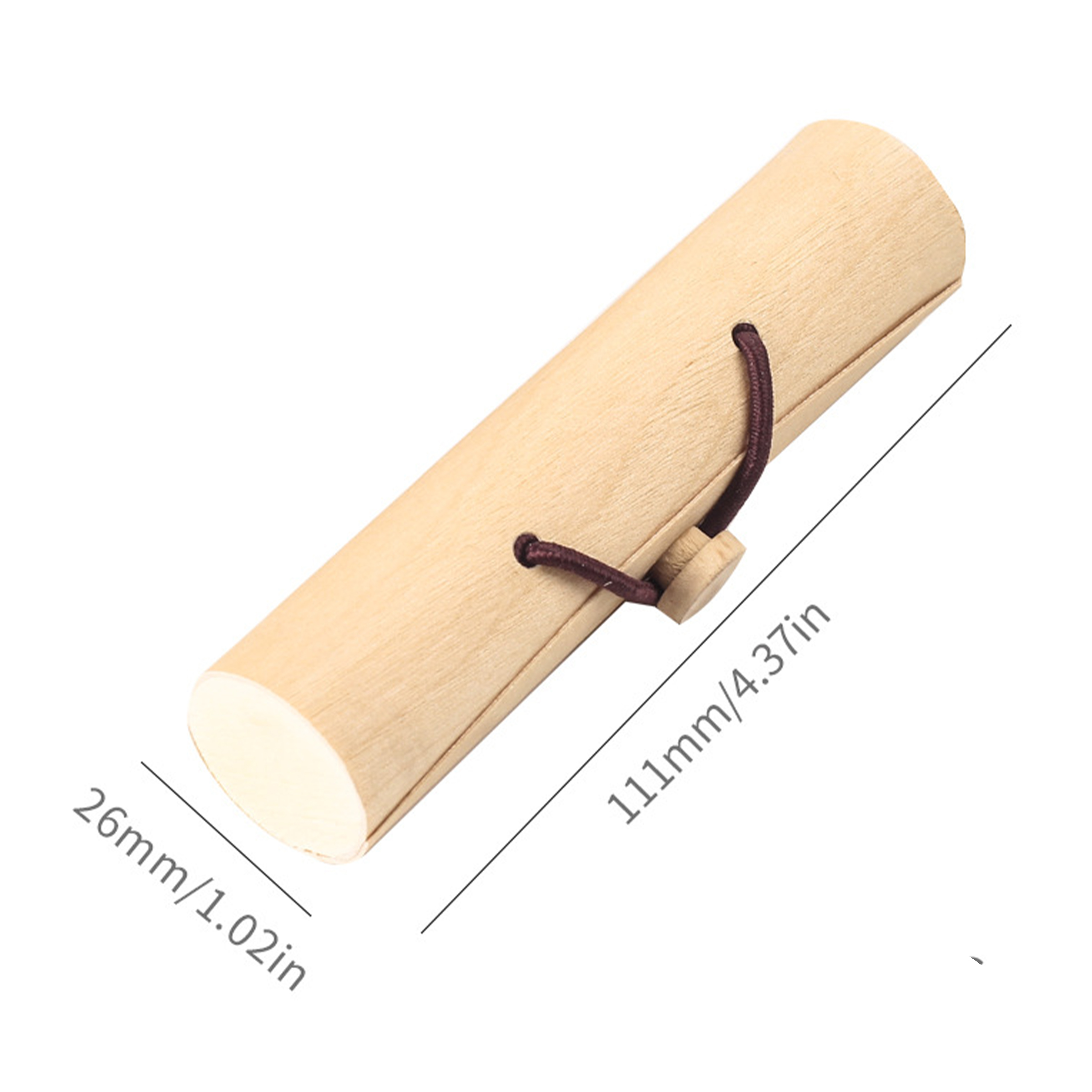 Wood Cylindrical Jewelry Box 4