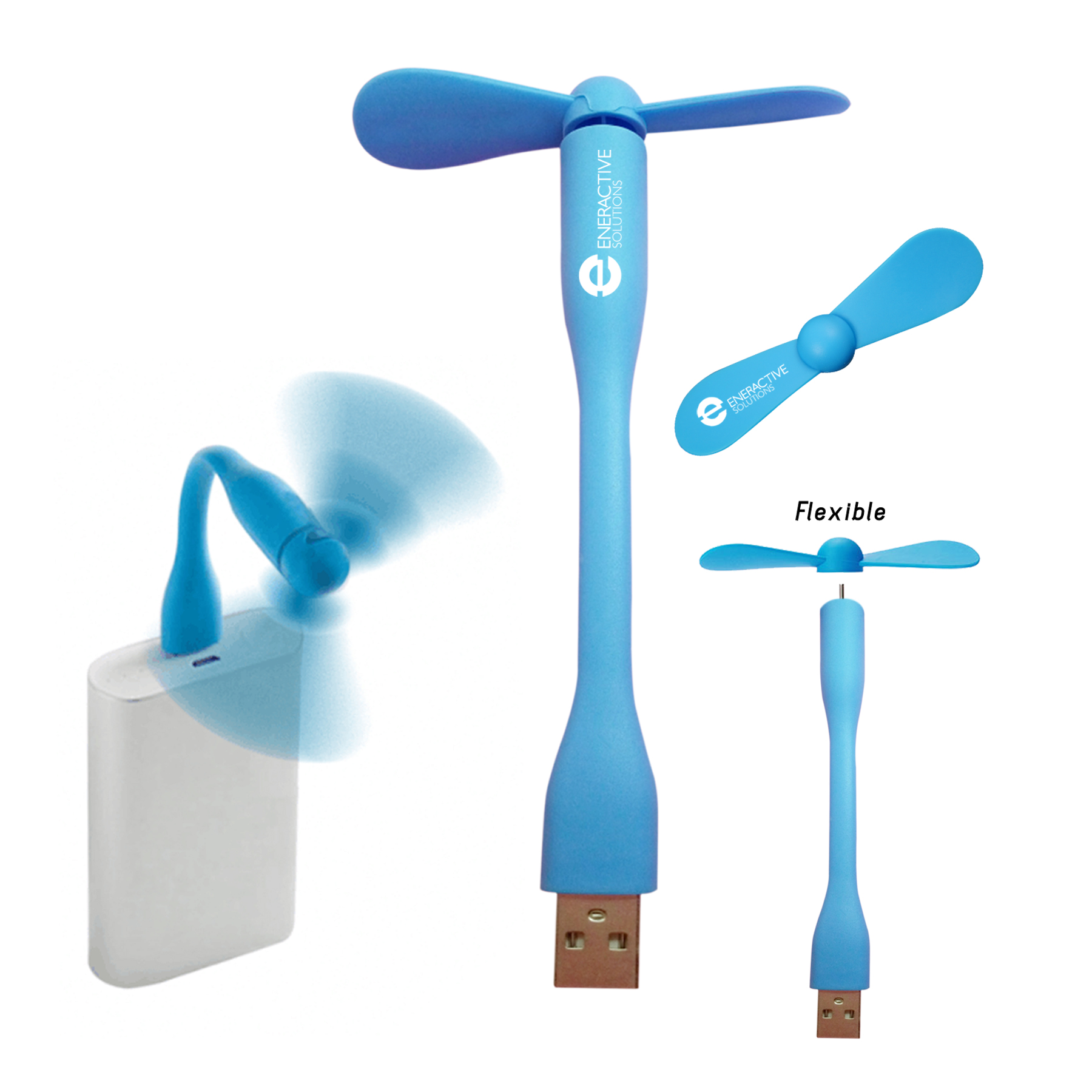Free ShippingBranded Flexible USB Fans 9