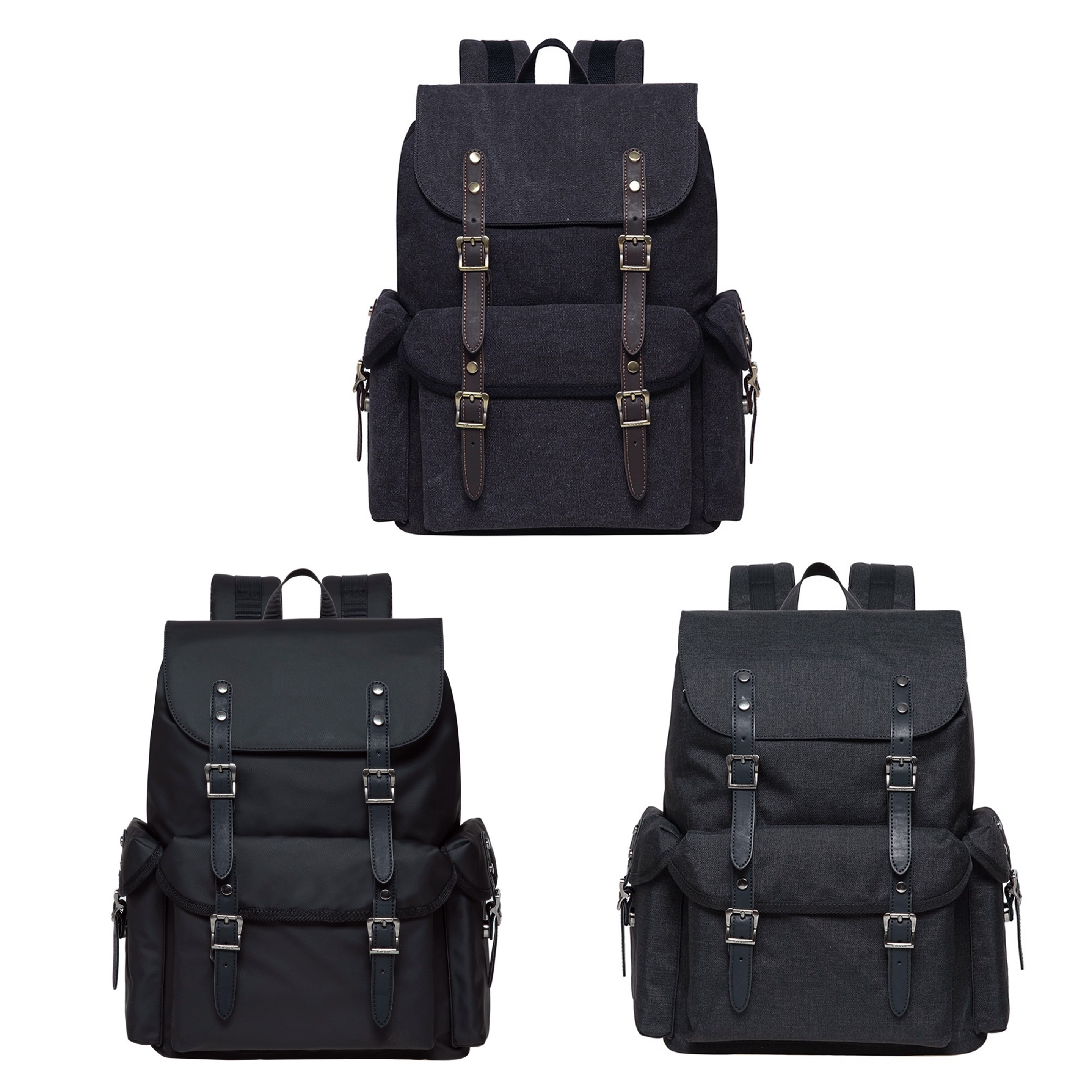 Vintage Canvas Backpack (Direct Import) 5