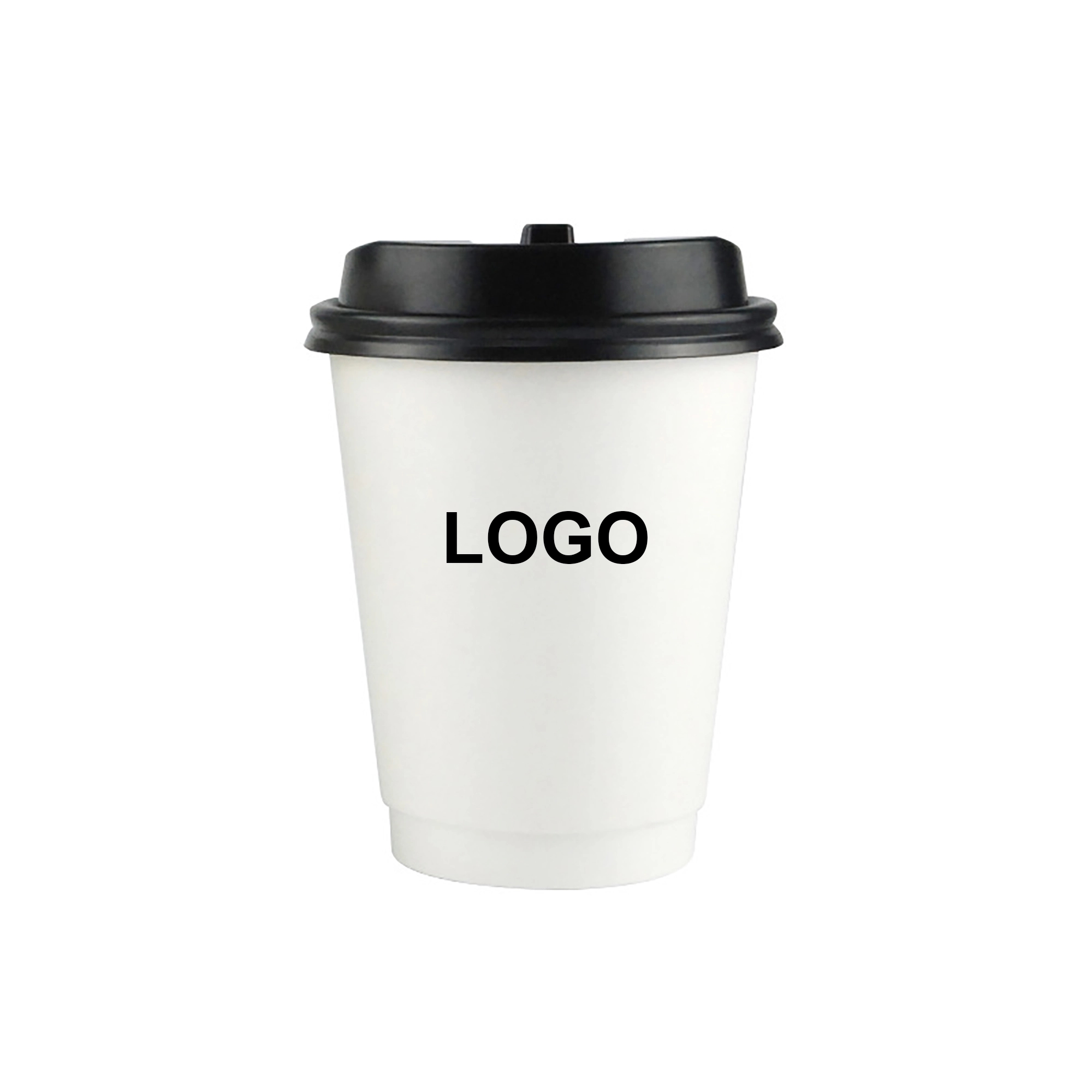 12 Oz Disposable Paper Coffee Cups With Lid