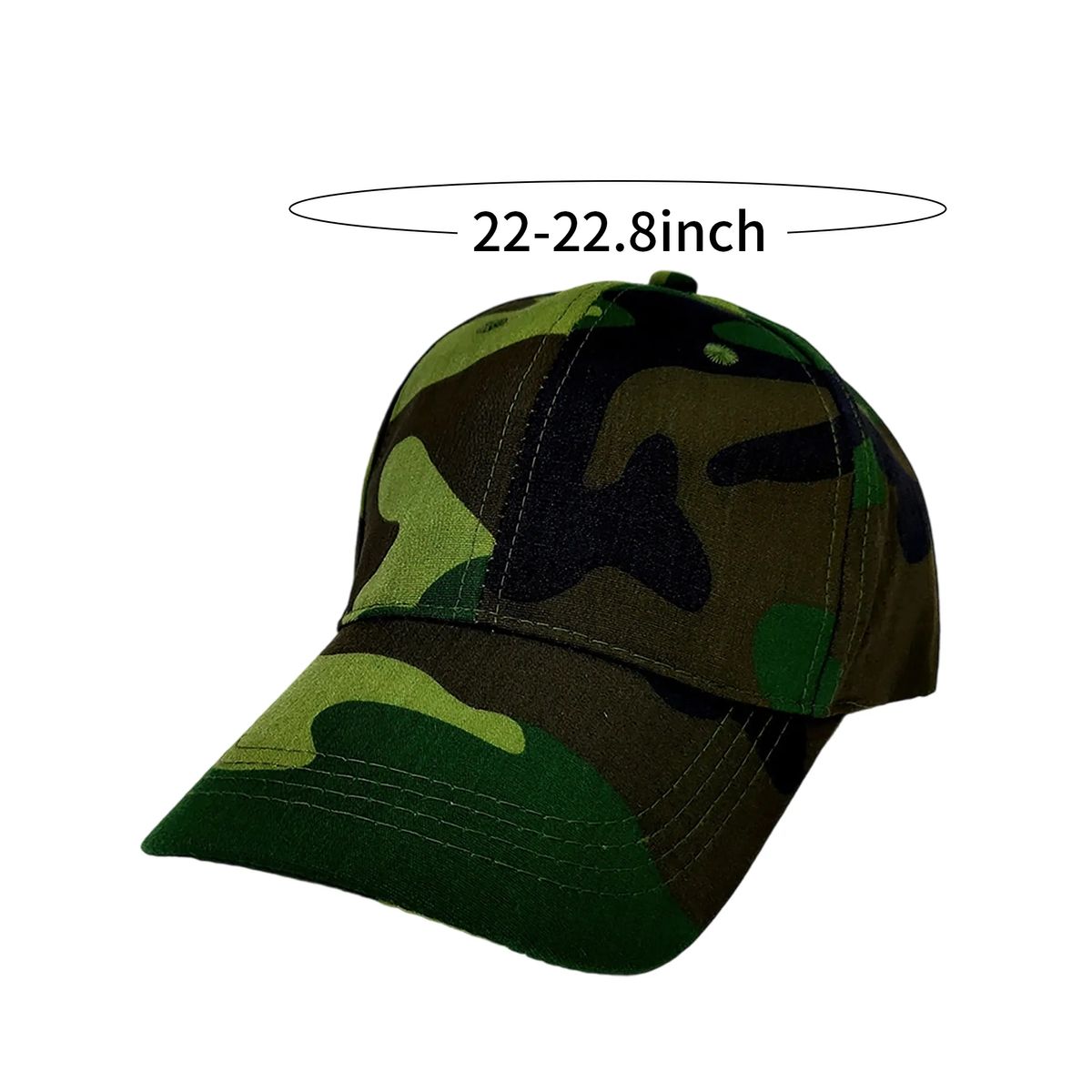 Classic Camouflage Cap with Adjustable Strap Cotton 4