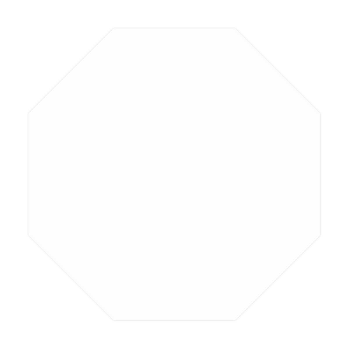 Octagon Paper Coaster 2
