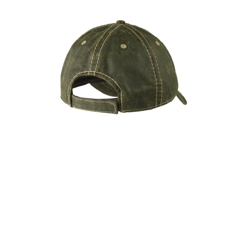 Port Authority Pigment Print Distressed Cap. 2