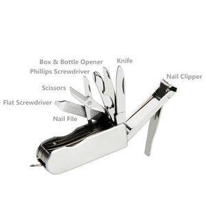 2 In 1 Nail Clippers With Nail File Key Ring 7