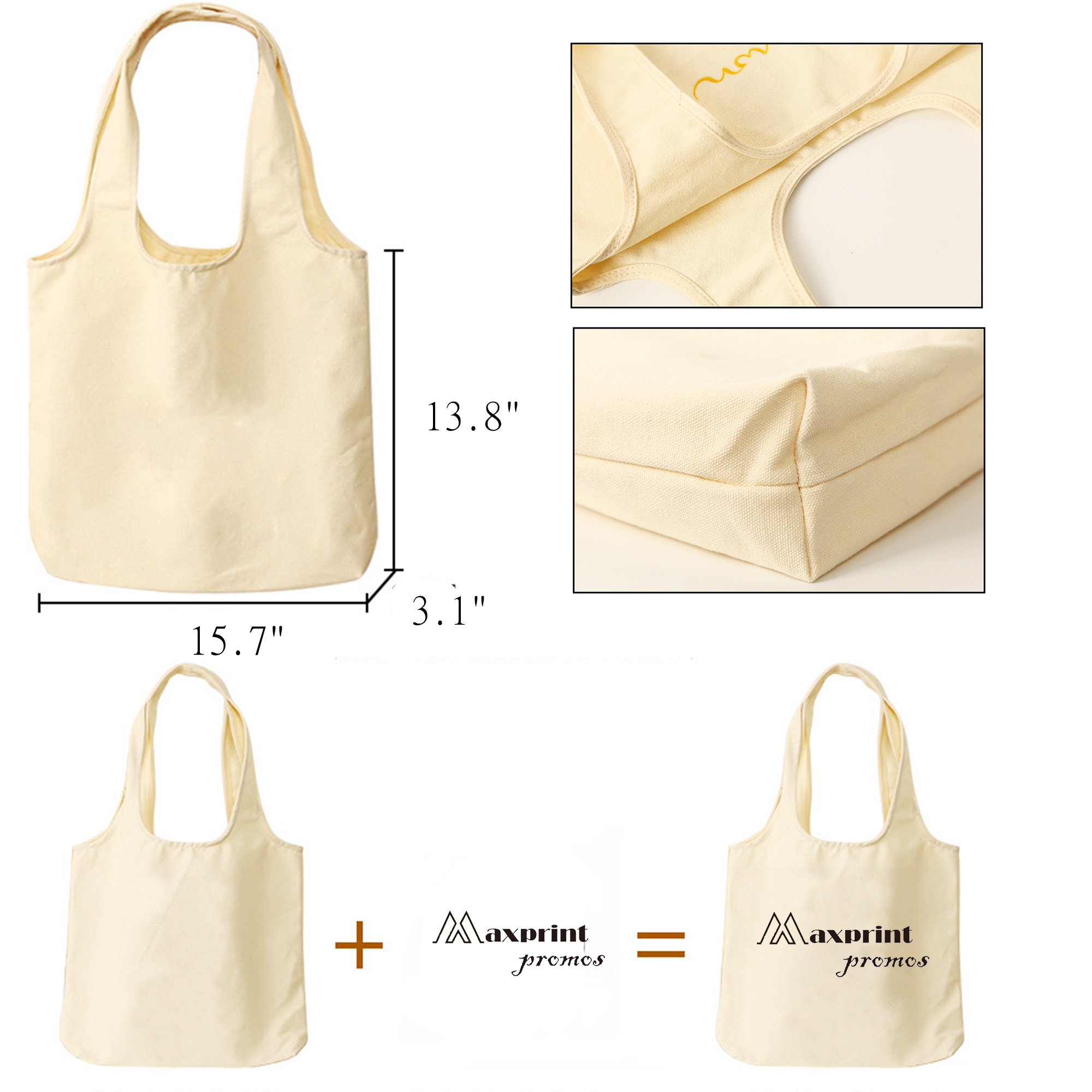 12A Large Capacity Tote Canvas Bag 1