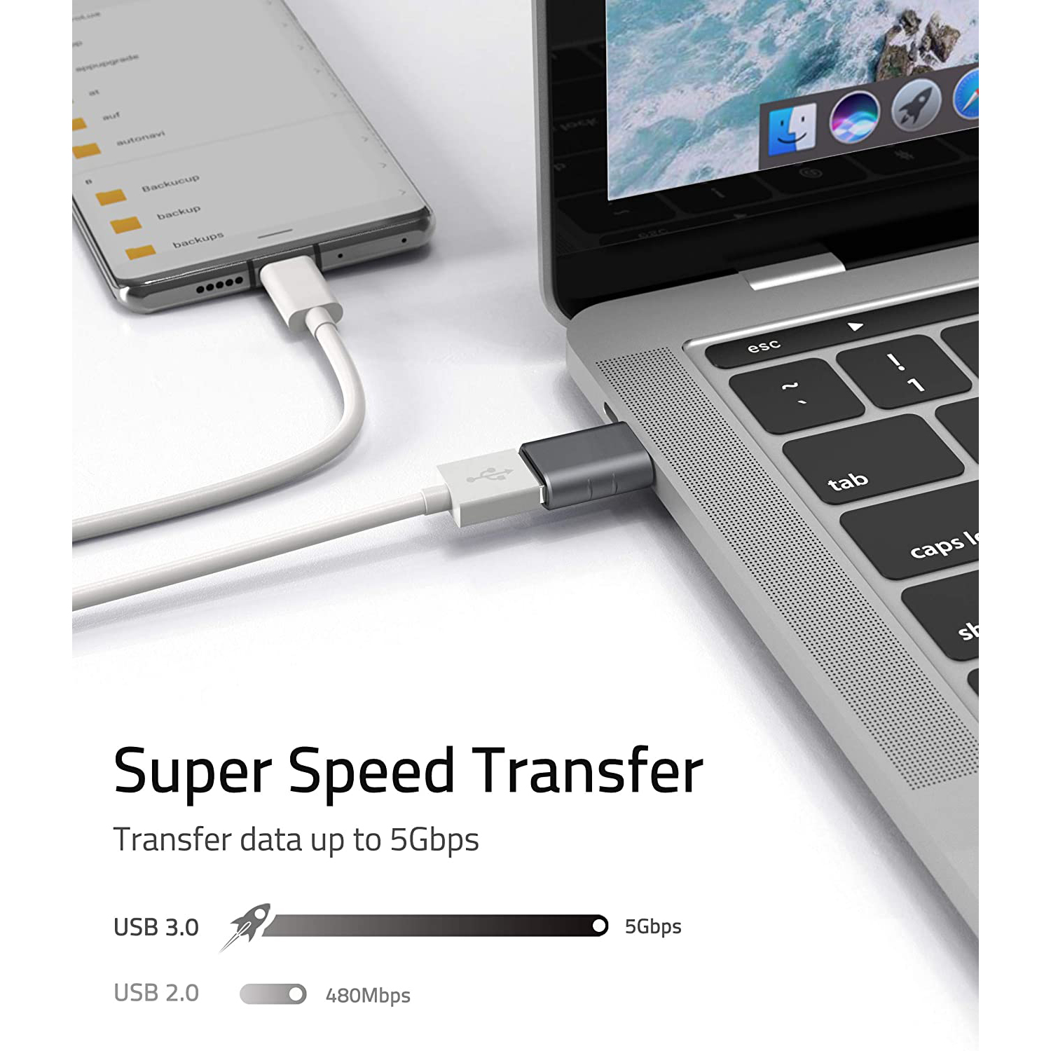 USB Type-C to USB 3.0 Adapter – Compatible with MacBook Pro & More Devices 11