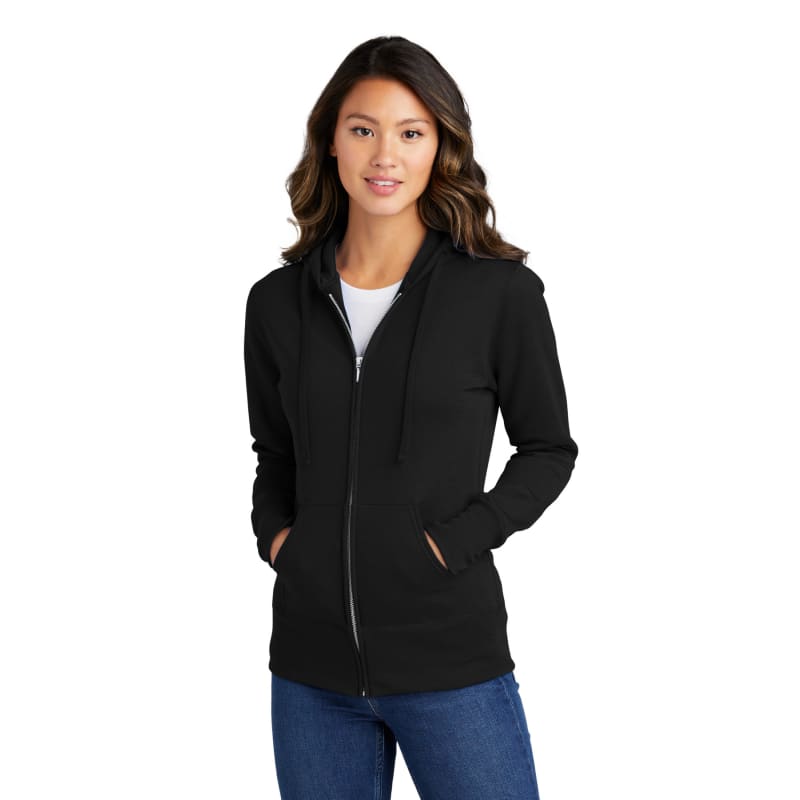 Port & Company Women's Core Fleece Full-Zip Hooded Sweatshirt., custom hoodie or sweatshirt with logo imprint 61