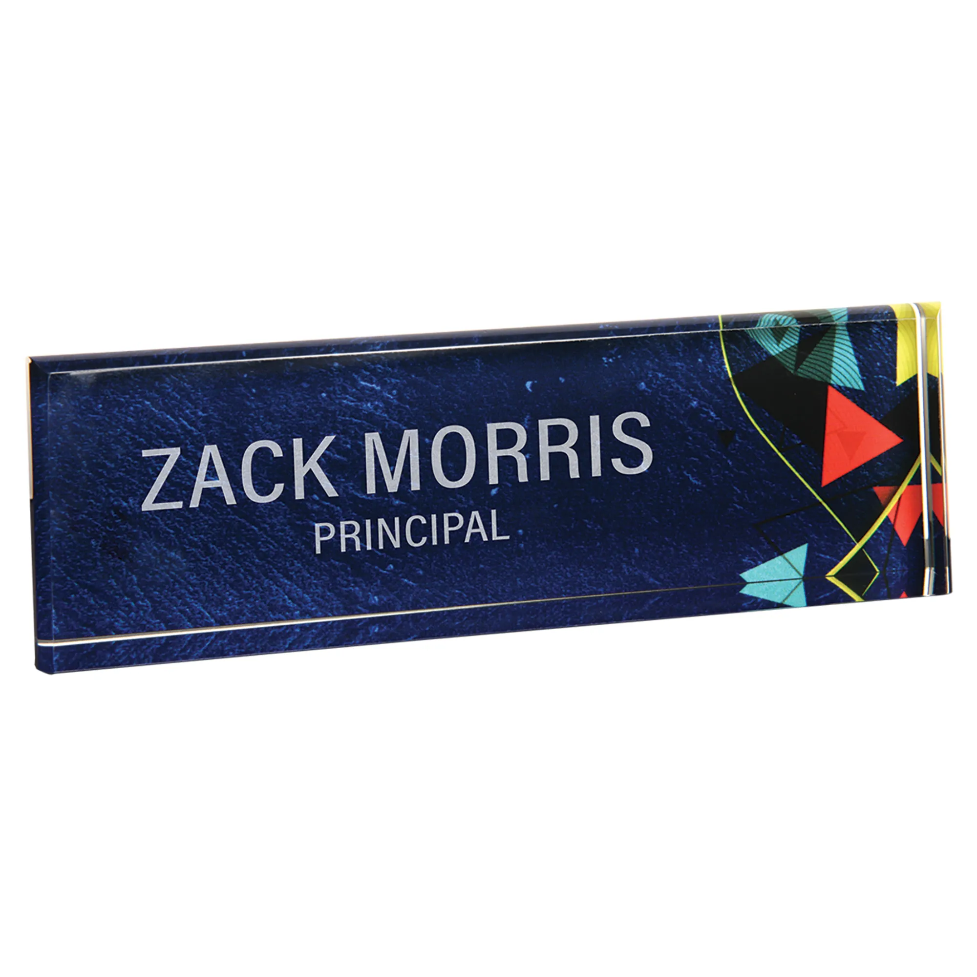 9 1/2" x 2 3/4" Artiste Marble Acrylic Name Bar 2
