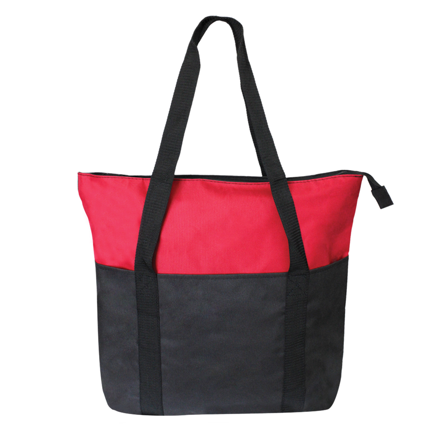 Dual Color Zipper Tote 2