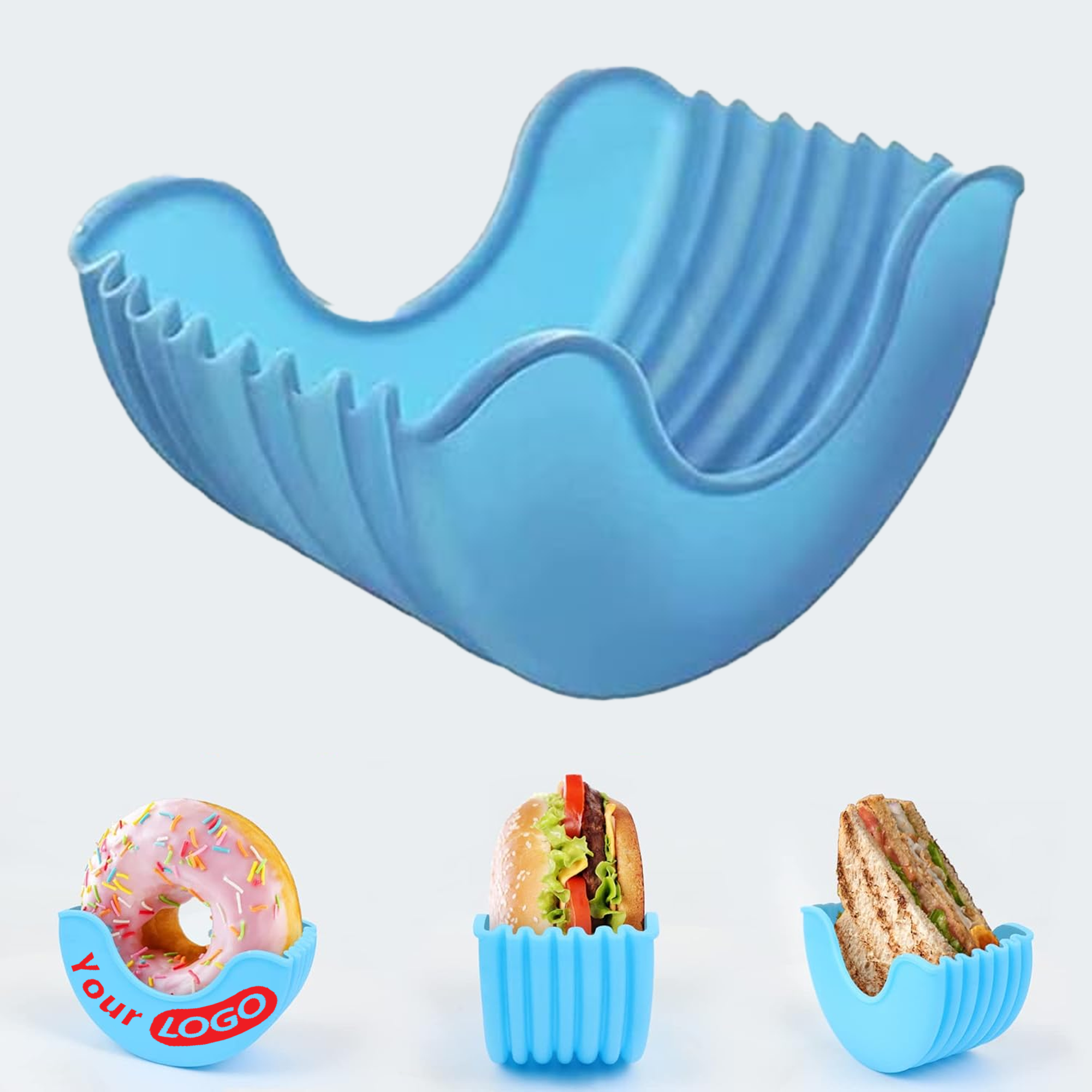 Retractable And Customizable Sandwich Hamburger Holders 3