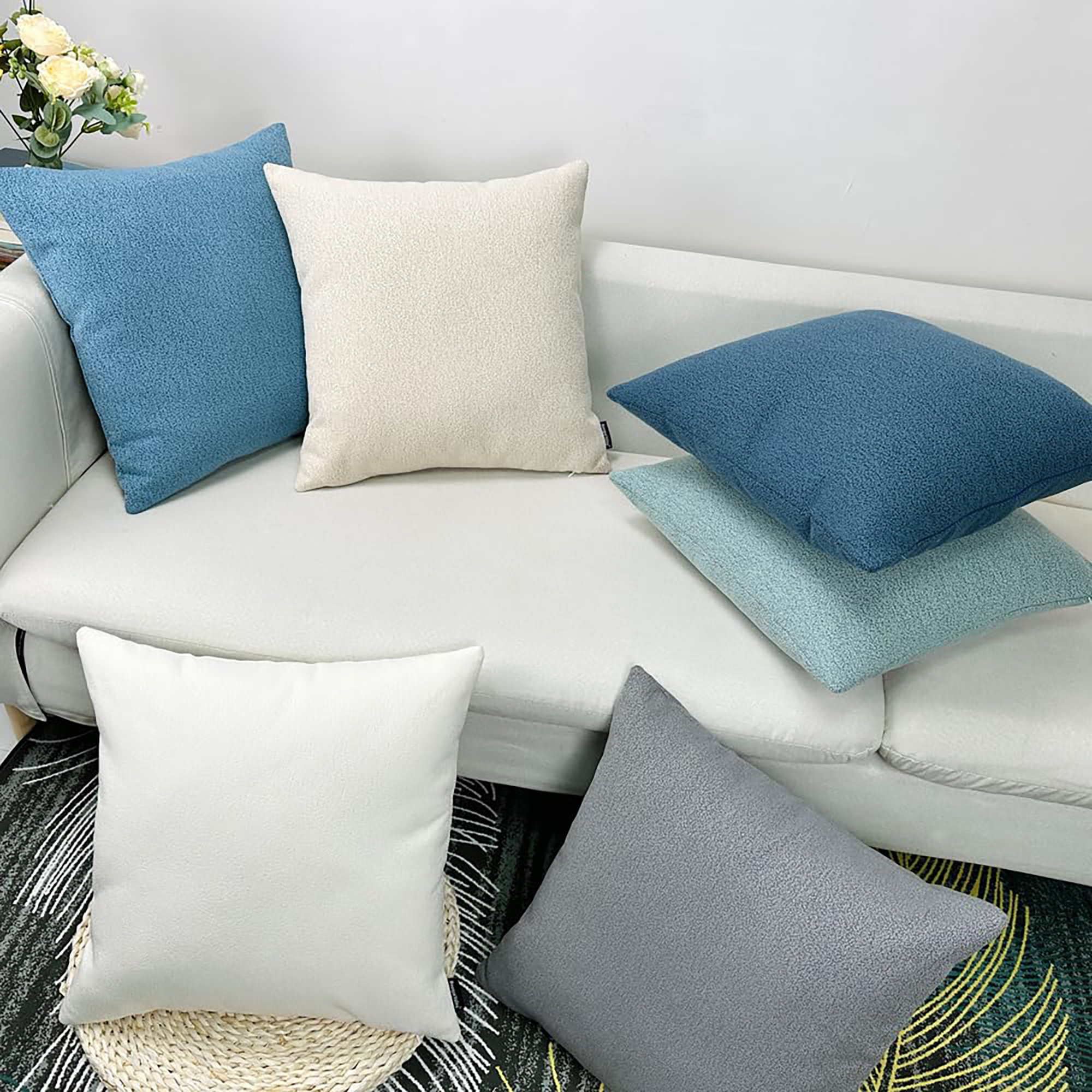 Custom Linen Pillowcase with Hidden Zipper and Double-Sided Printing 5