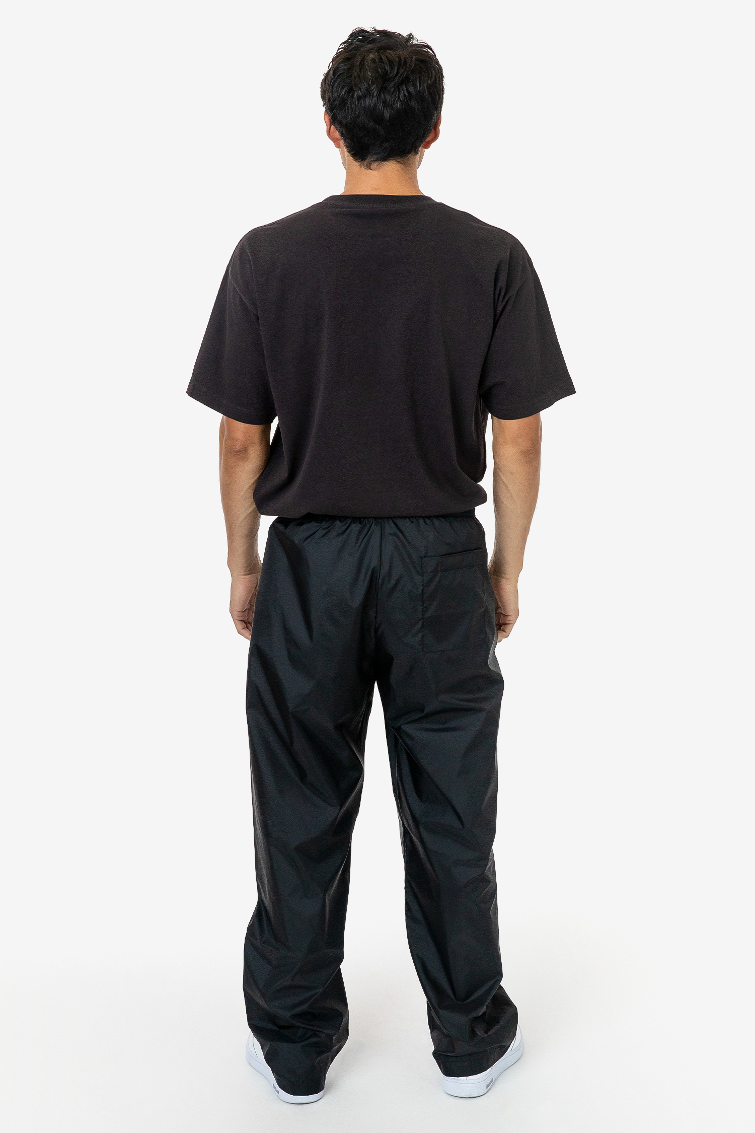 NYLON TAFFETA WIDE LEG PANTS 3