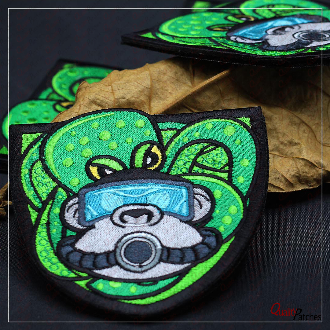 Custom Die Cut Embroidered Patches 66