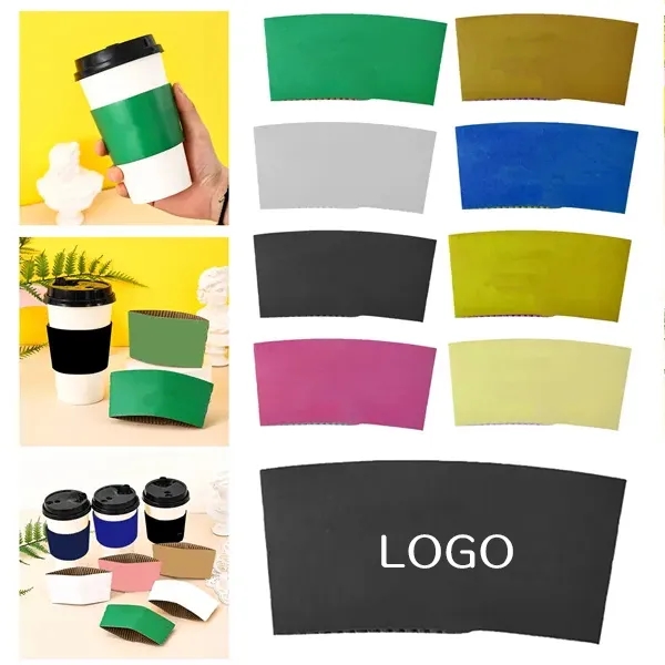 Insulated Heat-Resistant Coffee Cup Sleeve with Material 6