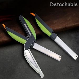 2 In 1 Smart Scissors Cutter With Detachable Cutting Board 11