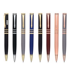 Black Business Executive Twist Metal Pen 10