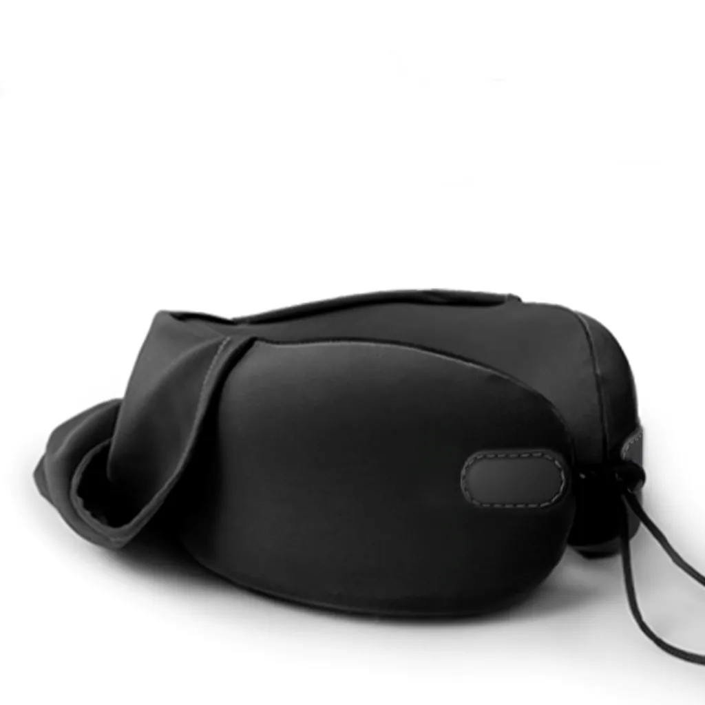 Hooded Memory Foam Neck Support for Travel 6