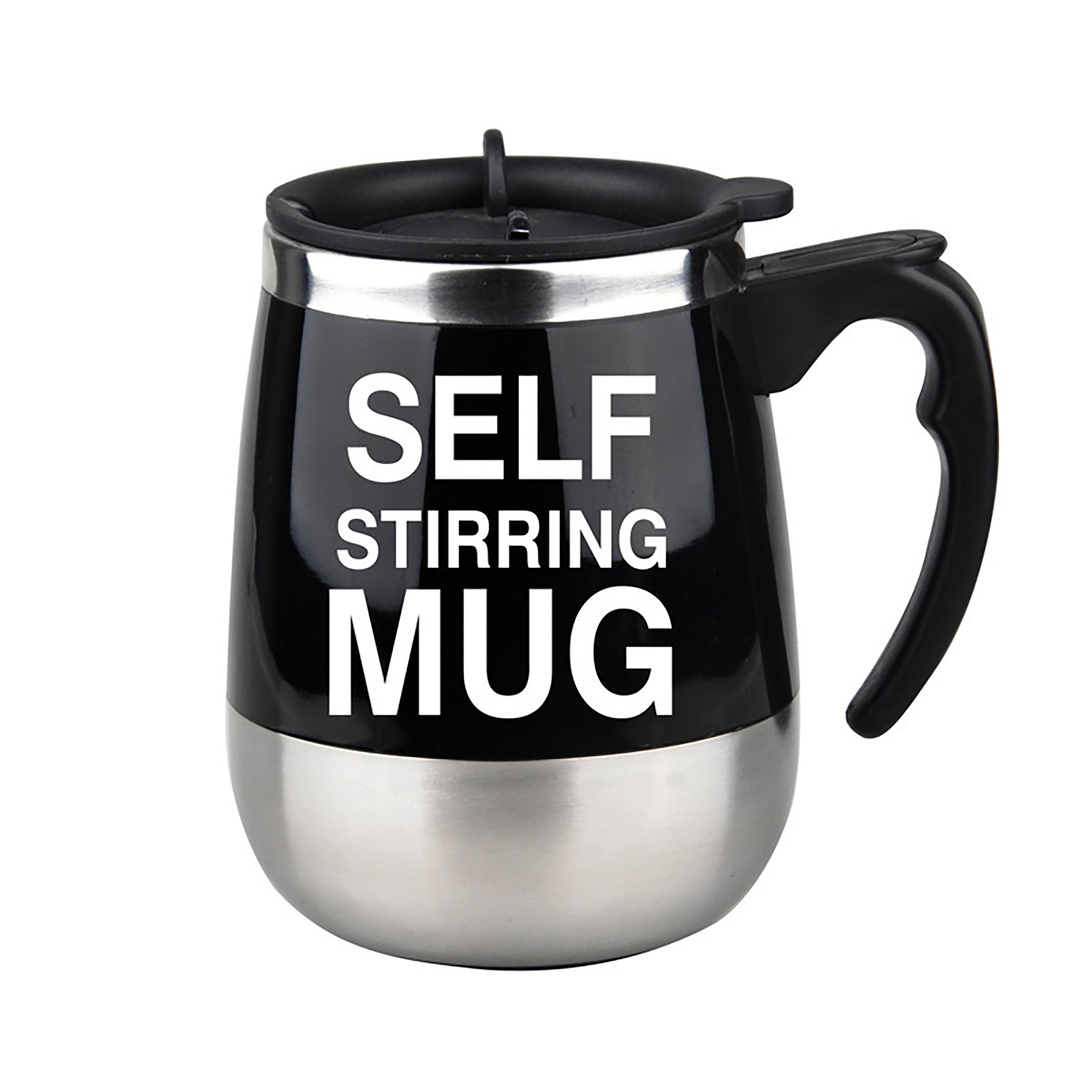Protable Self Stirring Stainless Steel Mug 2