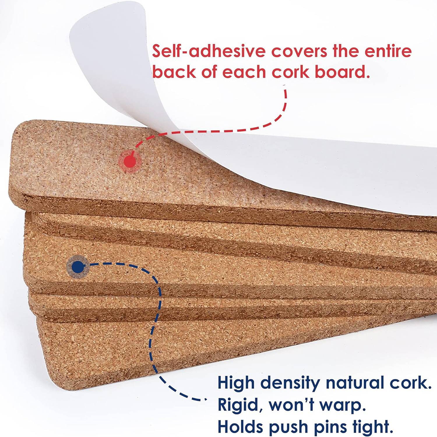 Self Adhesive Cork Bulletin Board Strips 8