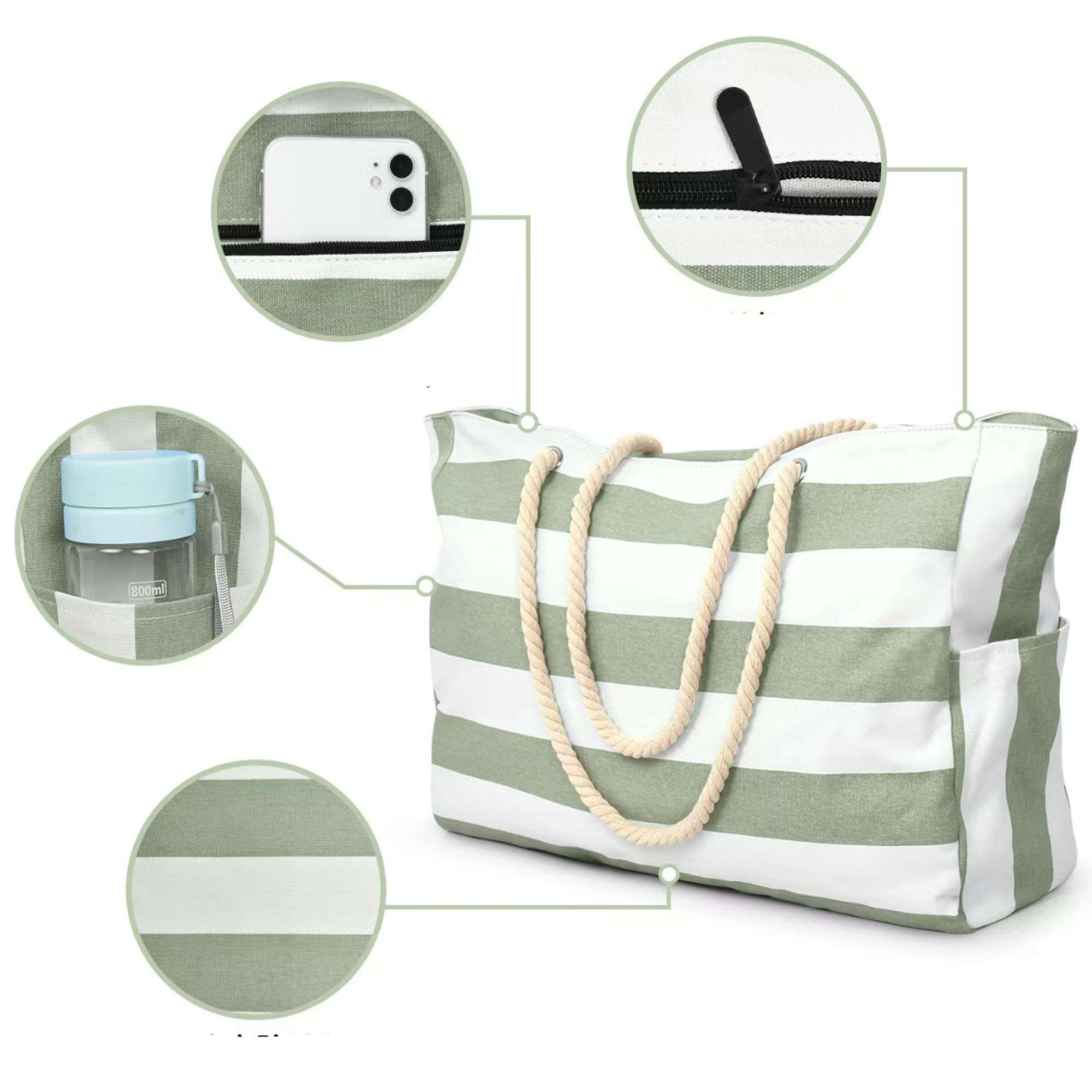 Beach Tote Bag Waterproof Swim Pool Bag 3