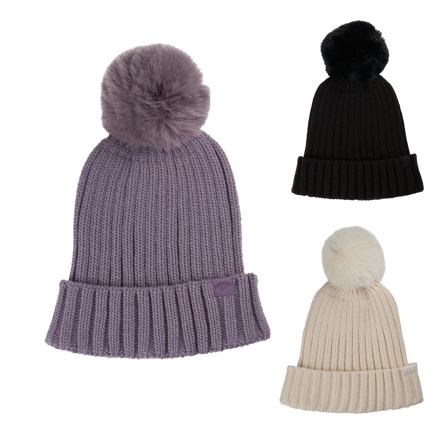 Callaway Women's Extended Season Beanie with Pom 1