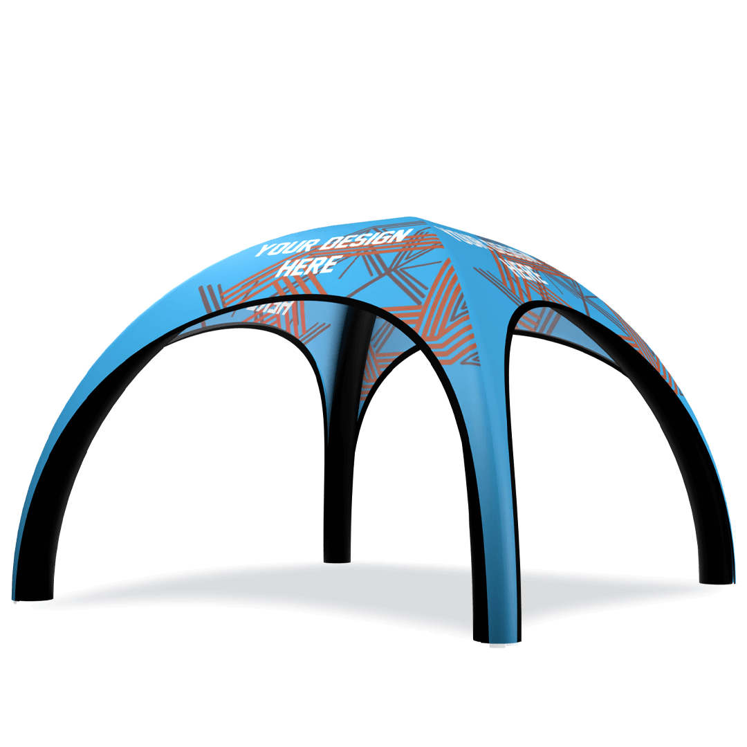 17x17 Printed Inflatable Tent 1