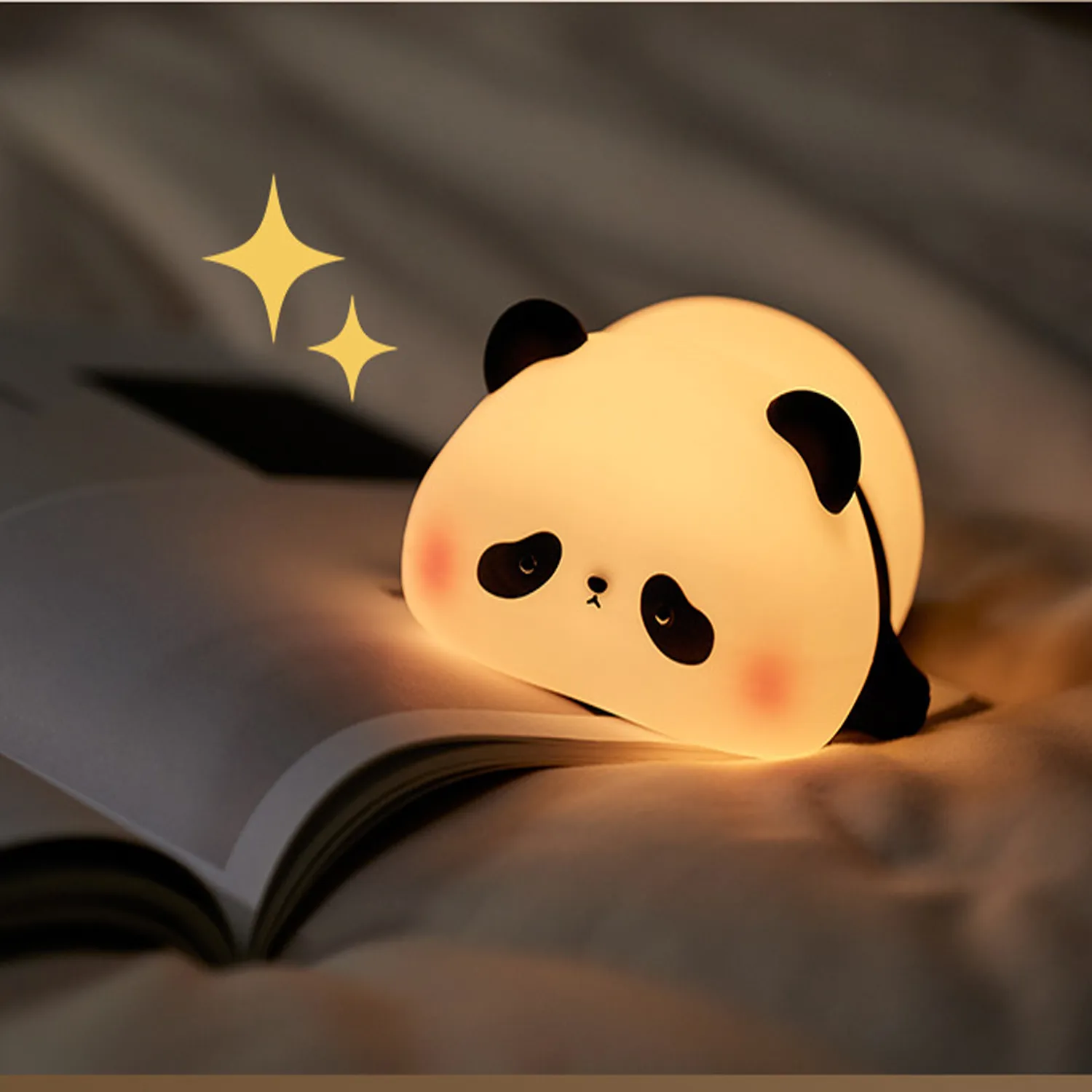 Cute Panda LED Squishy Novelty Animal Night Lamp 2