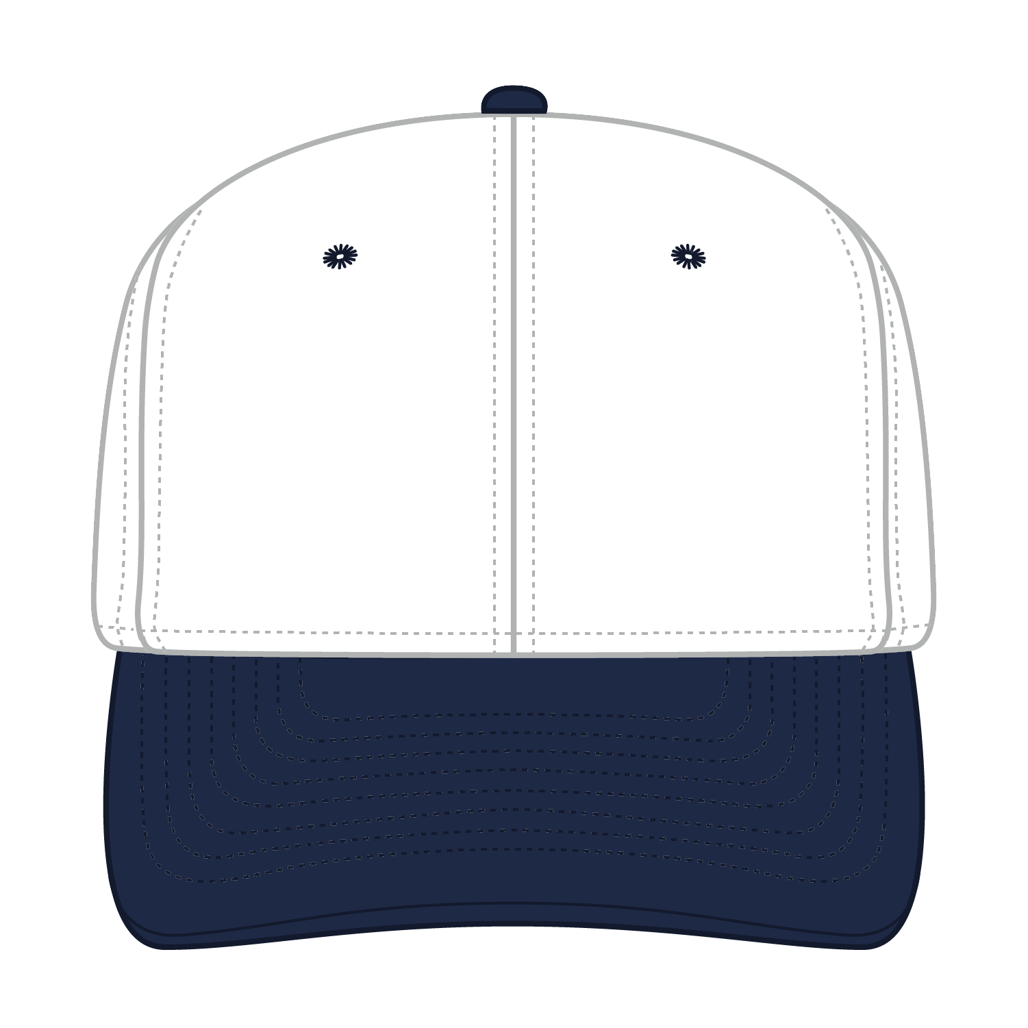 OTTO CAP® 6 Panel Mid Profile Baseball Cap 3