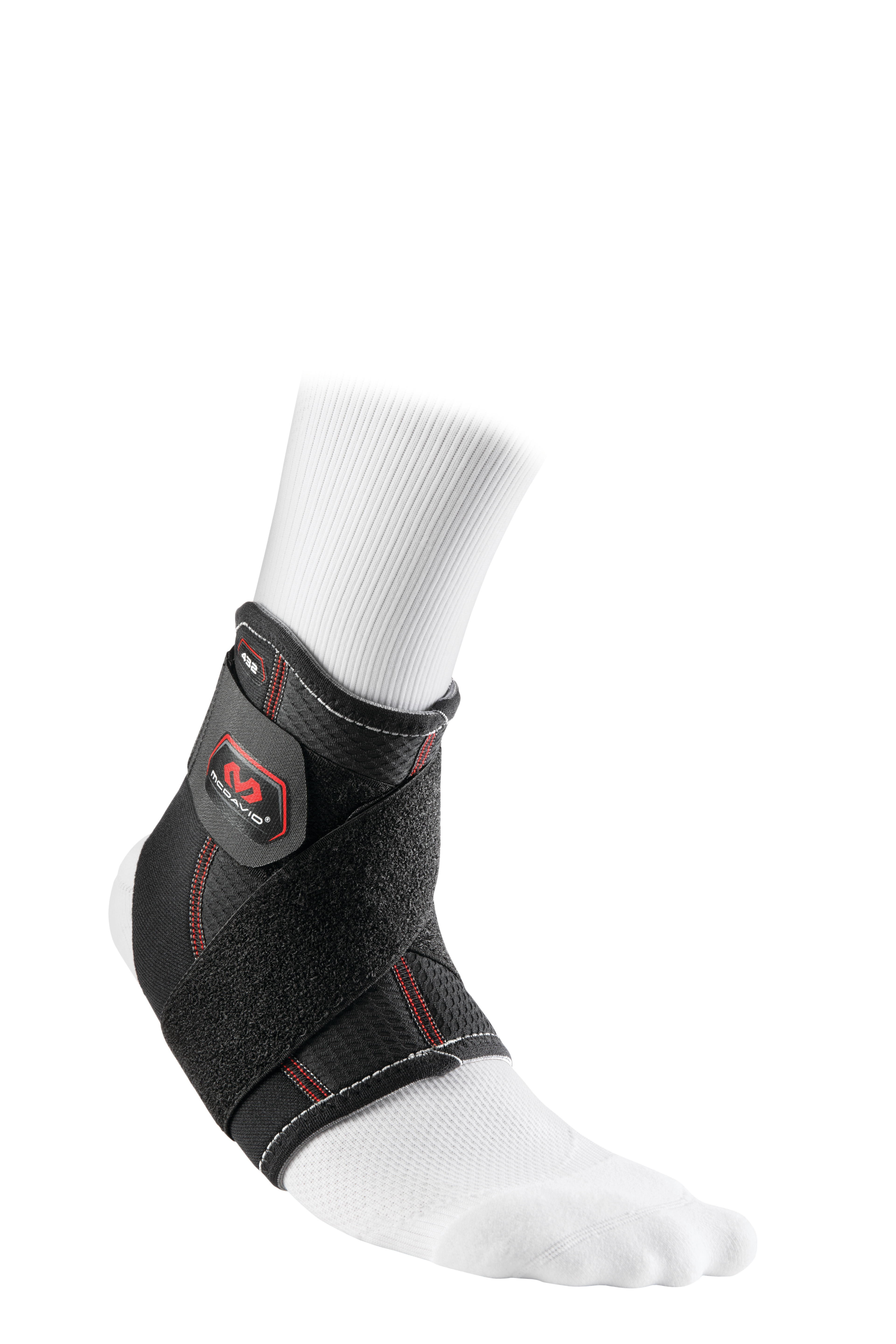 Level 2 Ankle Support w/Figure 8 Straps Blk 1