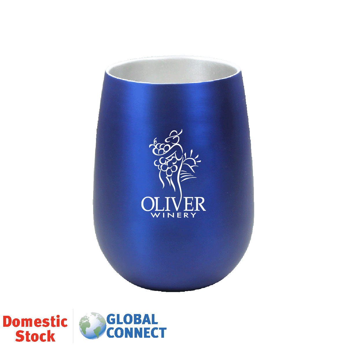 Halcyon® 12 oz. Stainless Steel Wine Glass 1