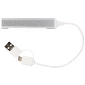 Aluminum 4-Port USB-A and C Hub 28