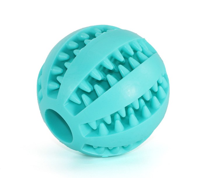 Elasticity Soft Pet Rubber Molar Bite Toys Chew Ball 1