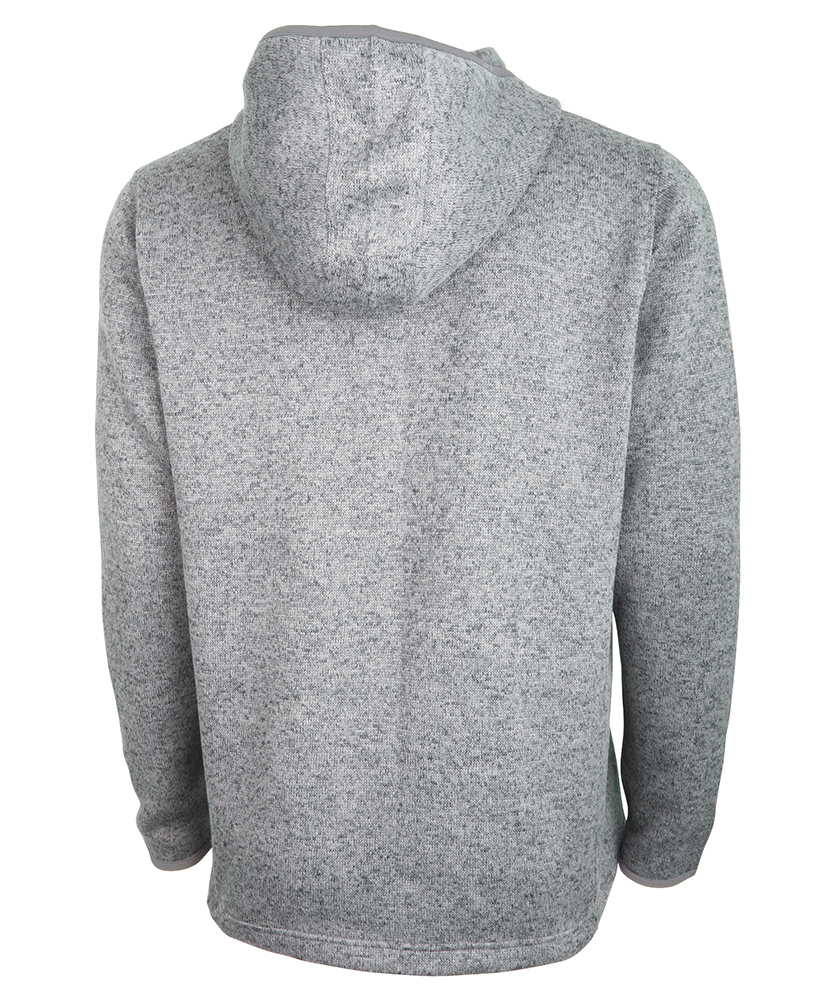 Men's Heathered Fleece Quarter Zip Hoodie