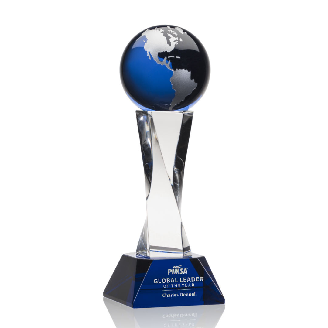 Langport Globe Award - Blue 6
