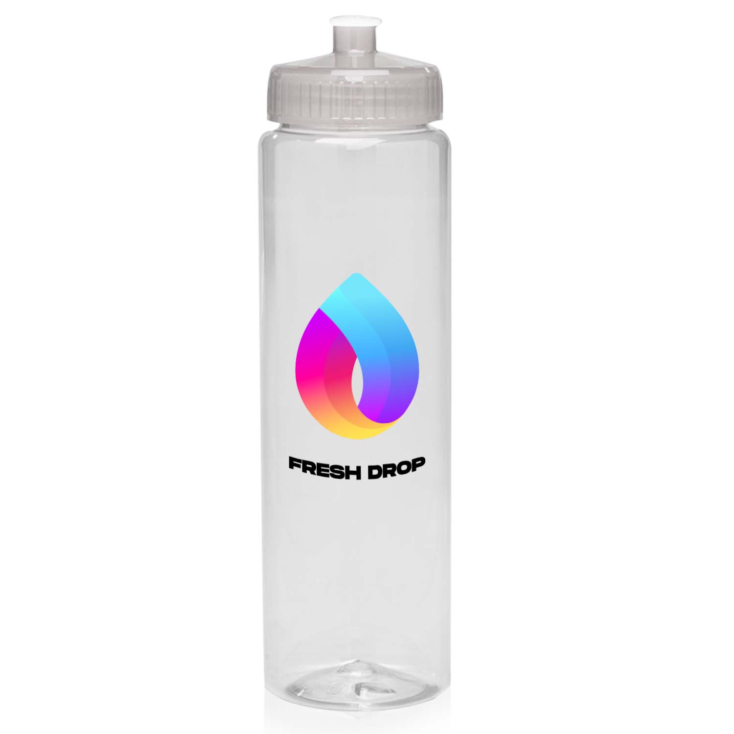 32 oz. Color Gloss Water Bottle (Full Color Imprint) 5