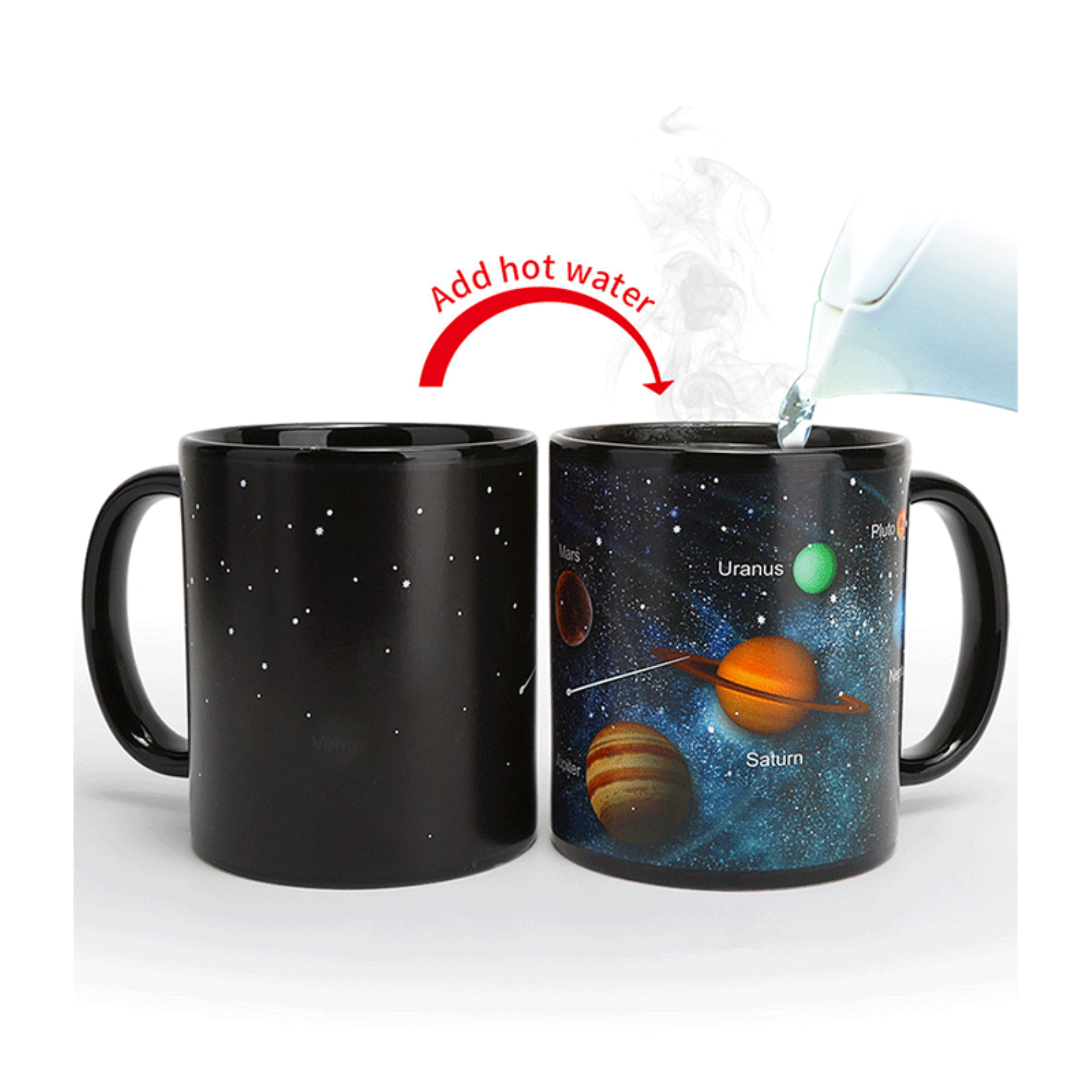 11 oz Color Changing Ceramic Coffee Mug 1