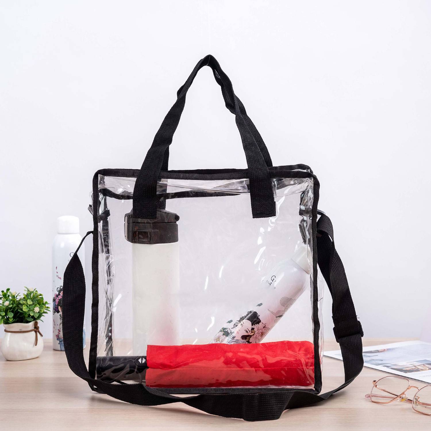 Transparent PVC zipper bag 1