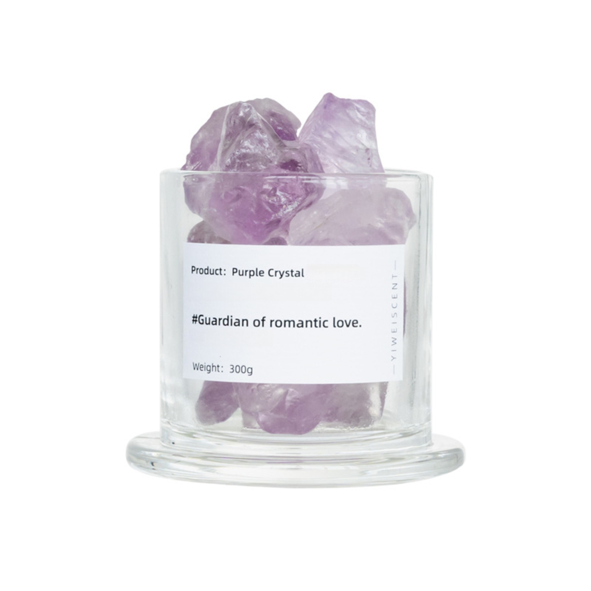Natural Brazilian Crystal Aroma Diffuser Stone w/Jar 1