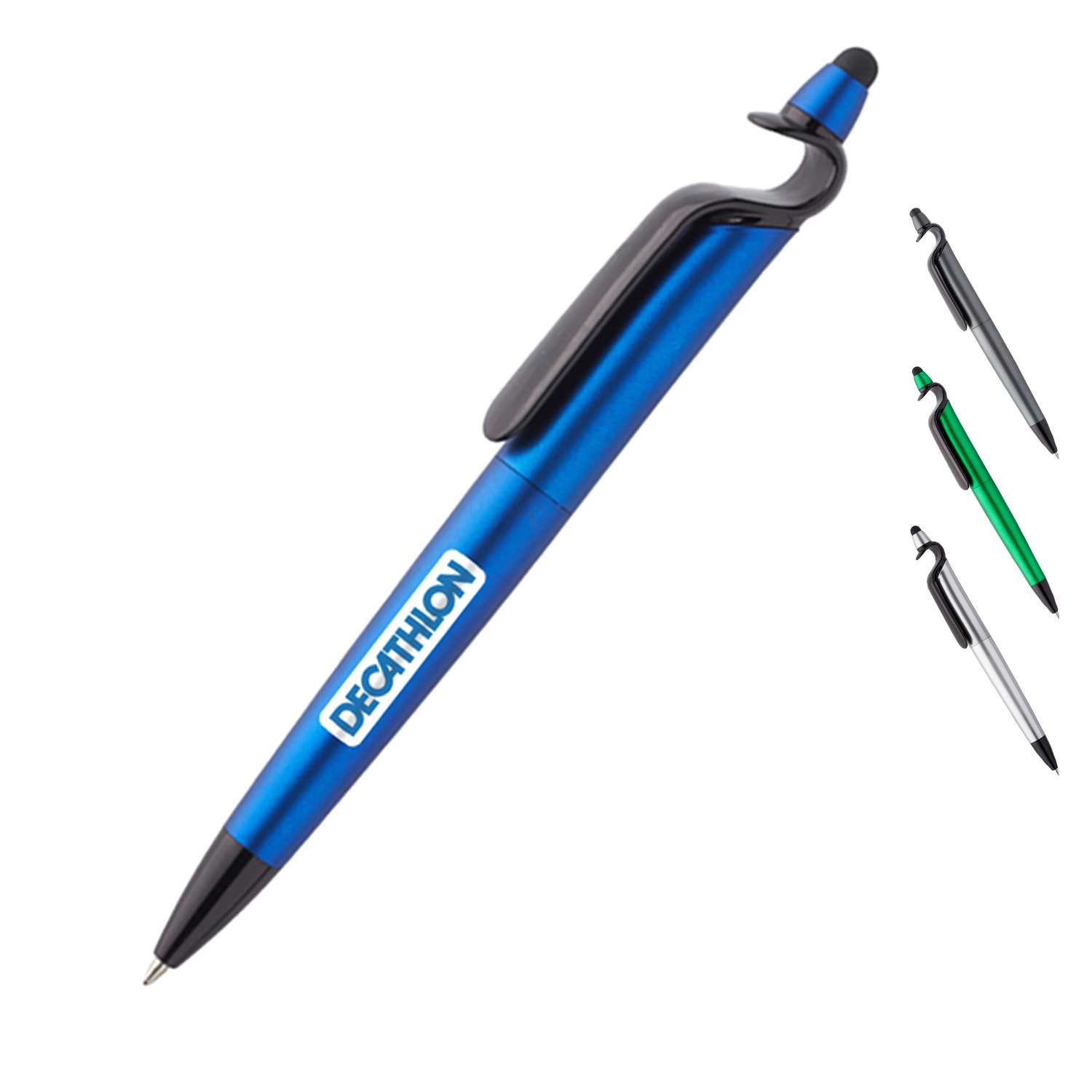 USA Printed Plastic Pens w/ Phone Stand Pen 3