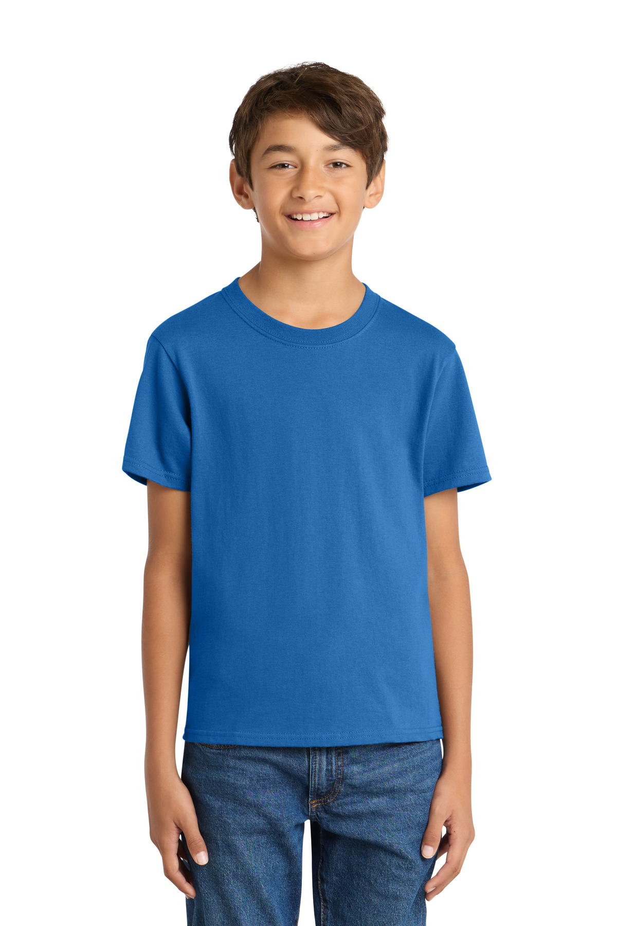 Port & Co Youth Core Cotton Tee. PC54Y 214