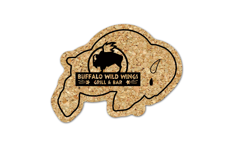 Buffalo Cork Coaster