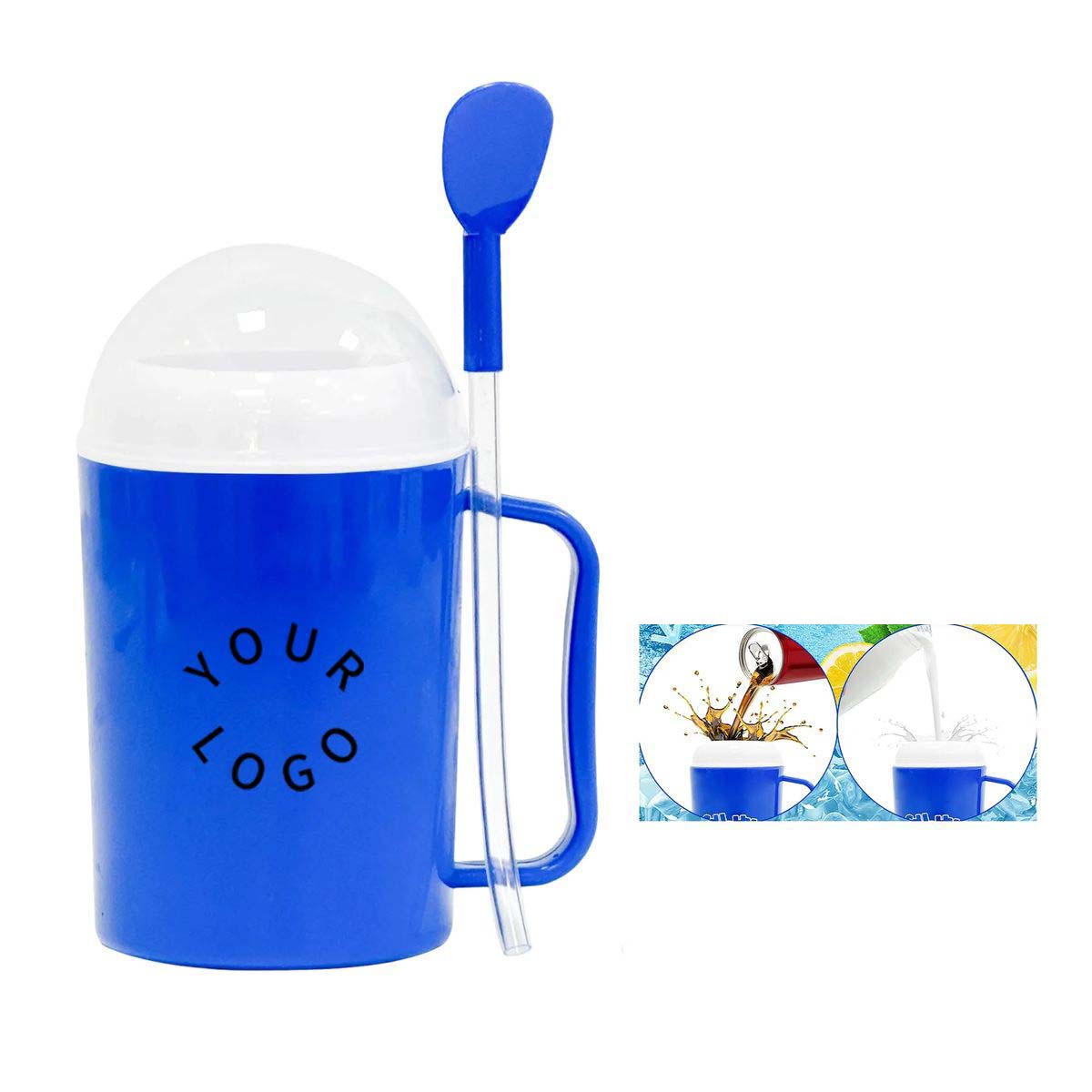 Compact Slushie Cup with Anti Spill Design 3