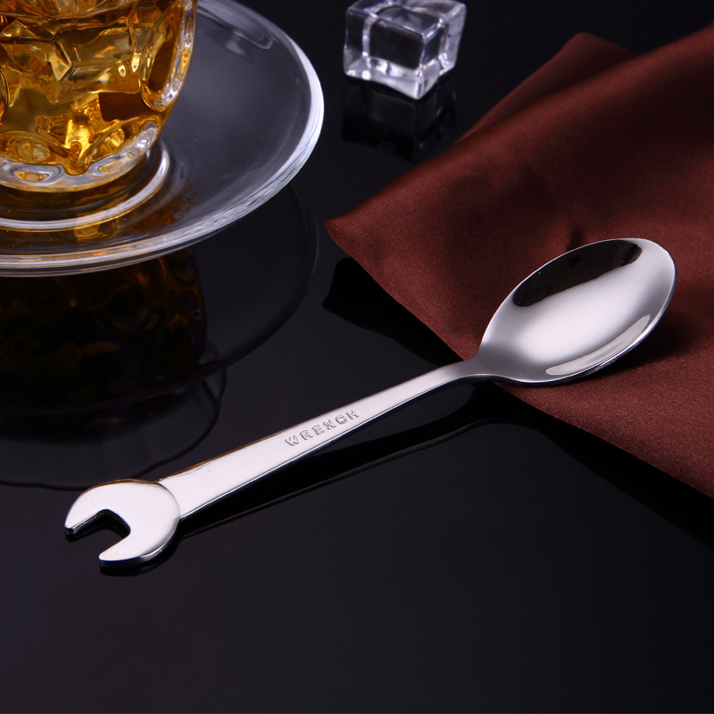 Stainless Steel Spanner Spoon/ Fork 2
