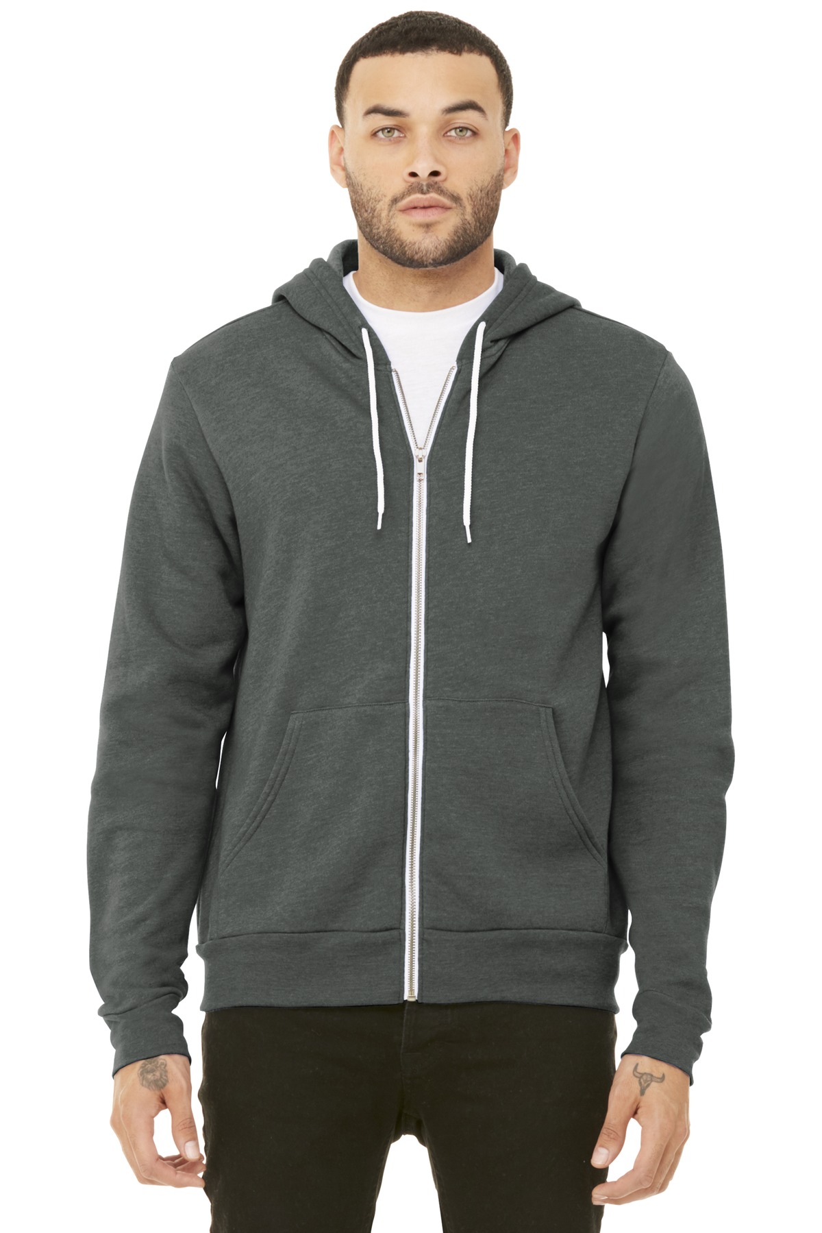 BELLA+CANVAS® Unisex Sponge Fleece Full-Zip Hoodie 34