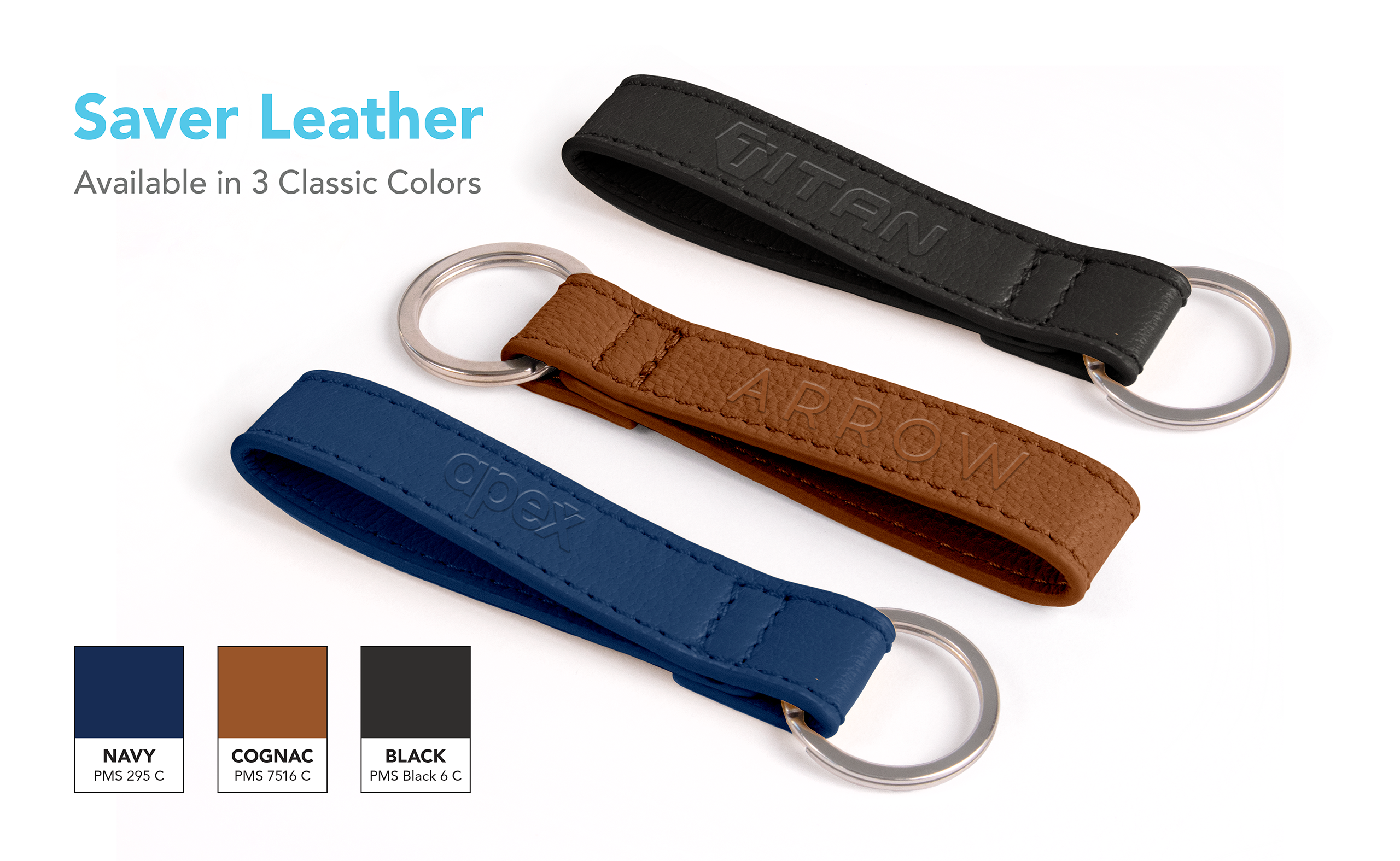 Saver Leather Key Rings 2