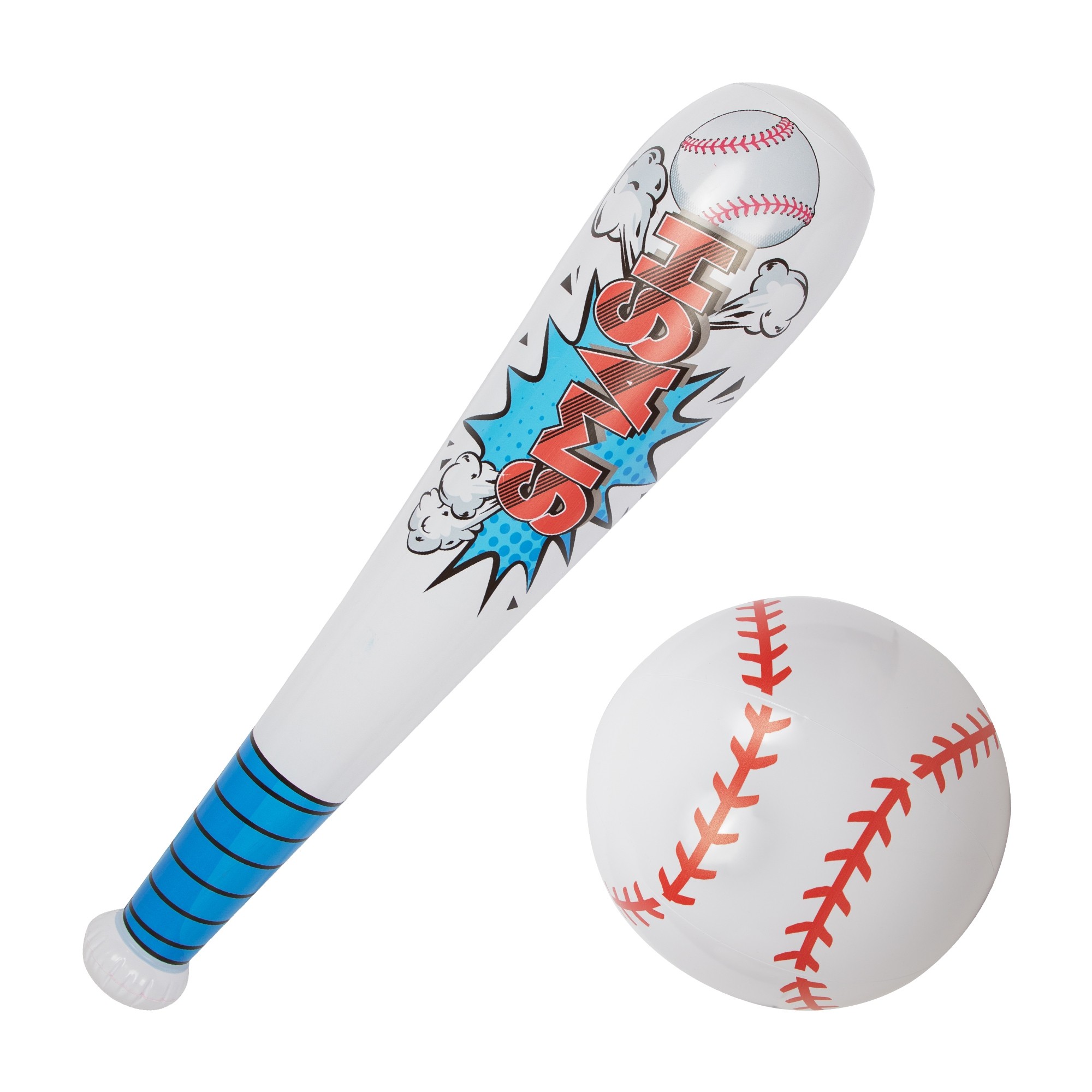 Light Up Bat and Baseball Inflatable Set(Imprintable) 3