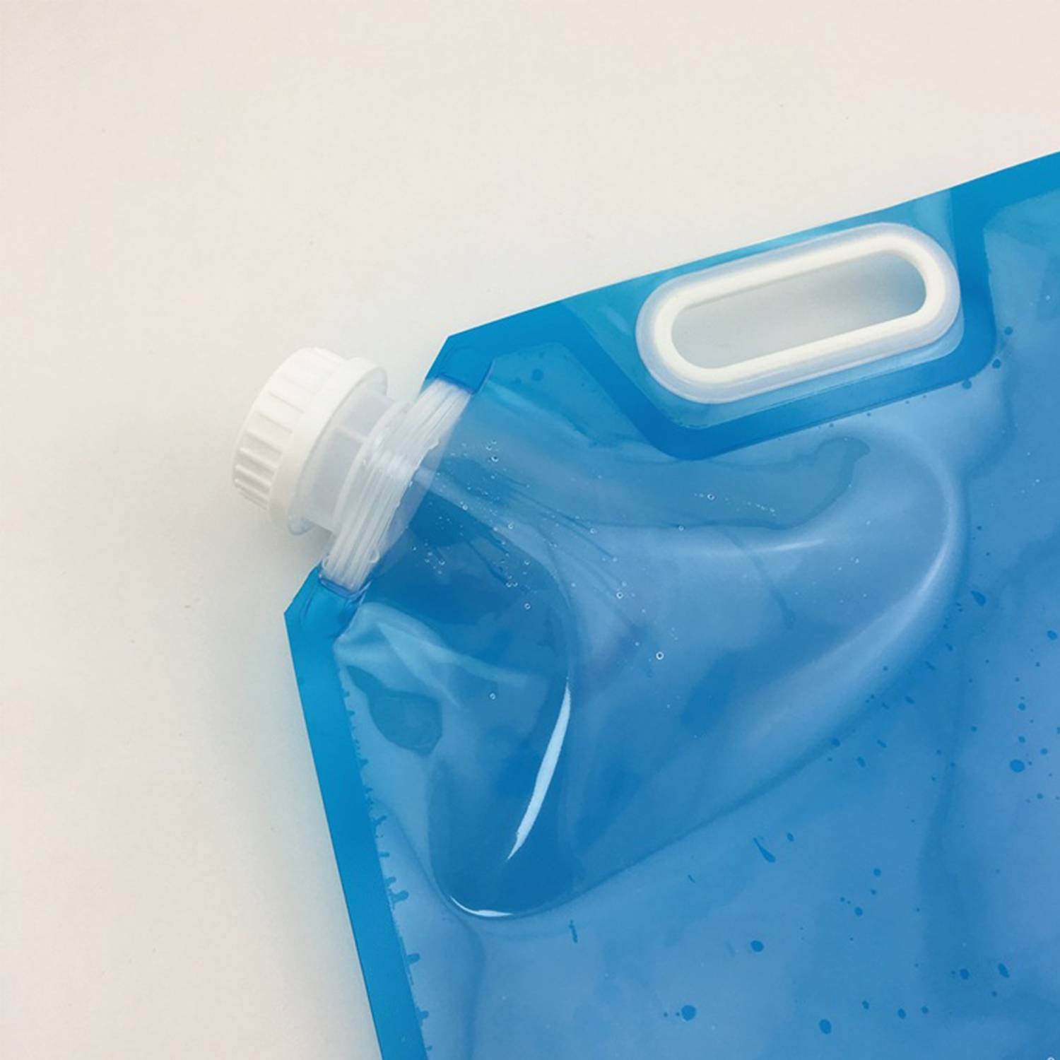 85oz Clear Plastic Beverage Tote Bag 5
